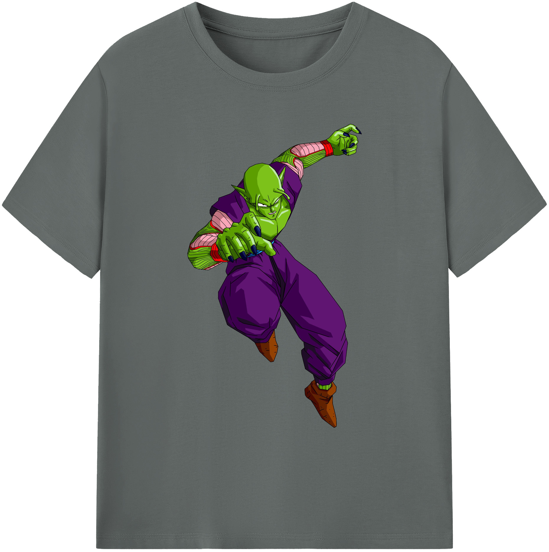 （画像用） ドラゴンボール ピッコロ DRAGON BALL Piccolo 綿100％ メンズ半袖Tシャツ｜肌触りやわらか＆通気性
